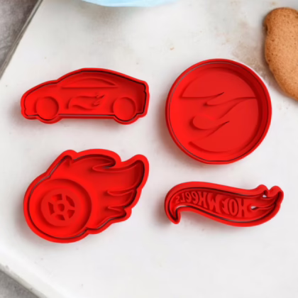Hot Wheels Kurabiye Kalıbı Seti