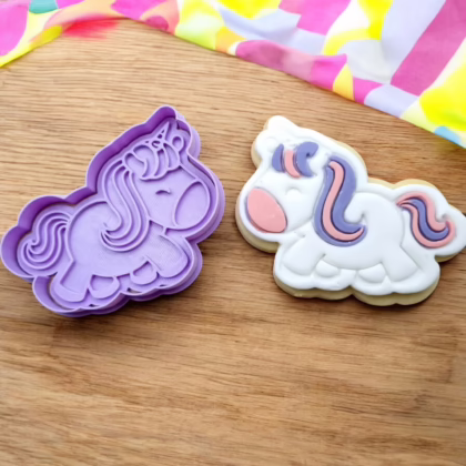 Sevimli Unicorn Kurabiye Kalıbı