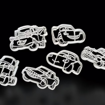 Cars 6’lı Kurabiye Kalıbı Seti