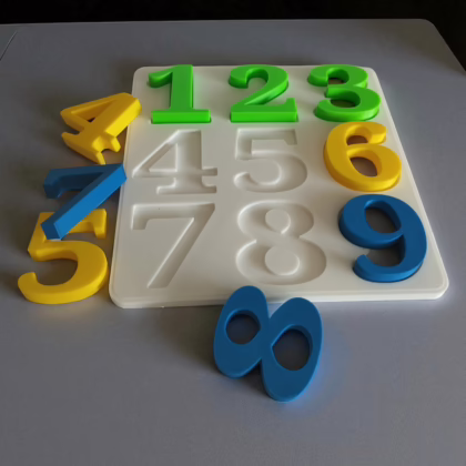 Montessori Sayı Puzzle