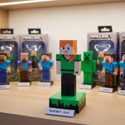 Minecraft Alex Koleksiyon Figürü