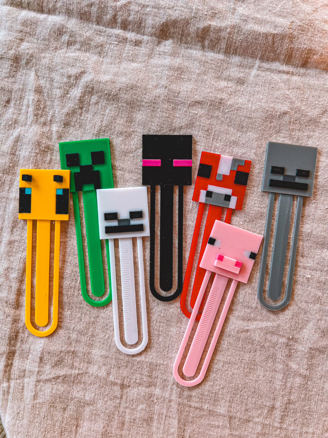 Minecraft Temalı 6'lı Kitap Ayracı Seti - Görsel 2