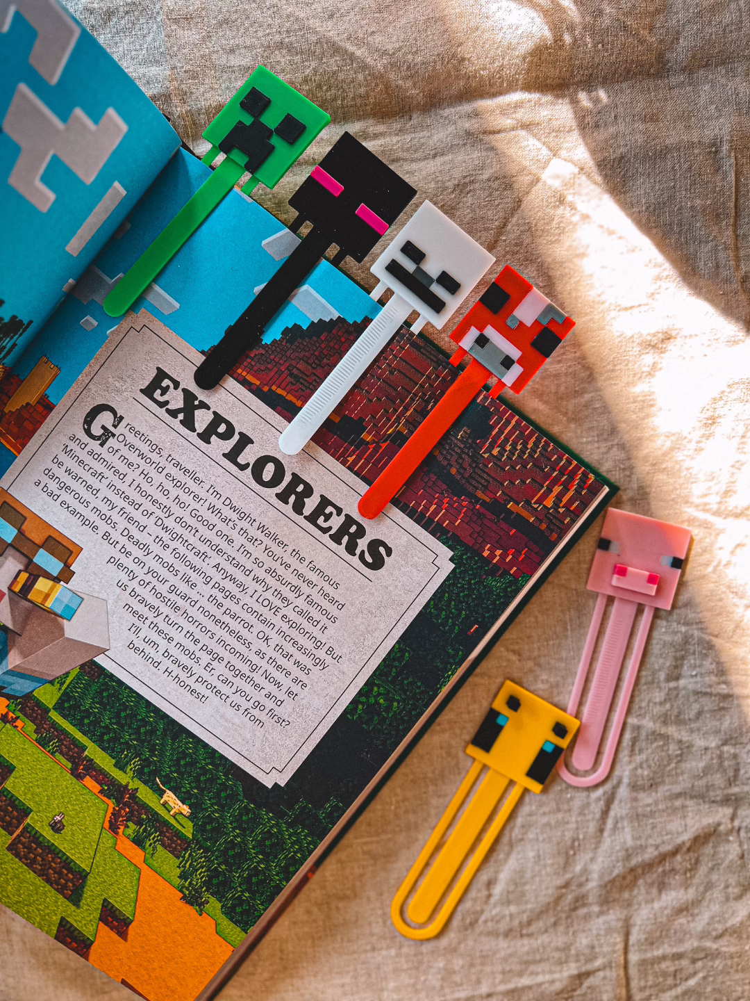 Minecraft Temalı 6'lı Kitap Ayracı Seti - Görsel 7