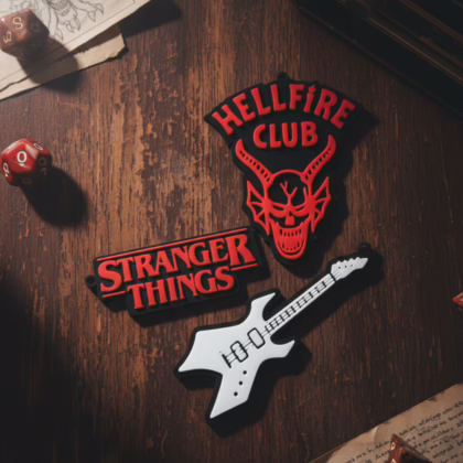 Stranger Things & Hellfire Club Anahtarlık Seti